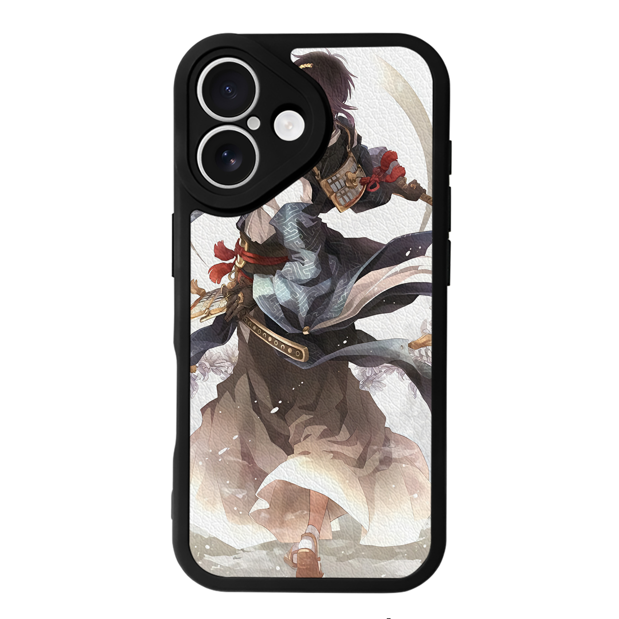 （画像用） 刀剣乱舞 Touken Ranbu 【iPhone 16シリーズ対応】シリコンスマホケース（レザー調） 材質：シリコン